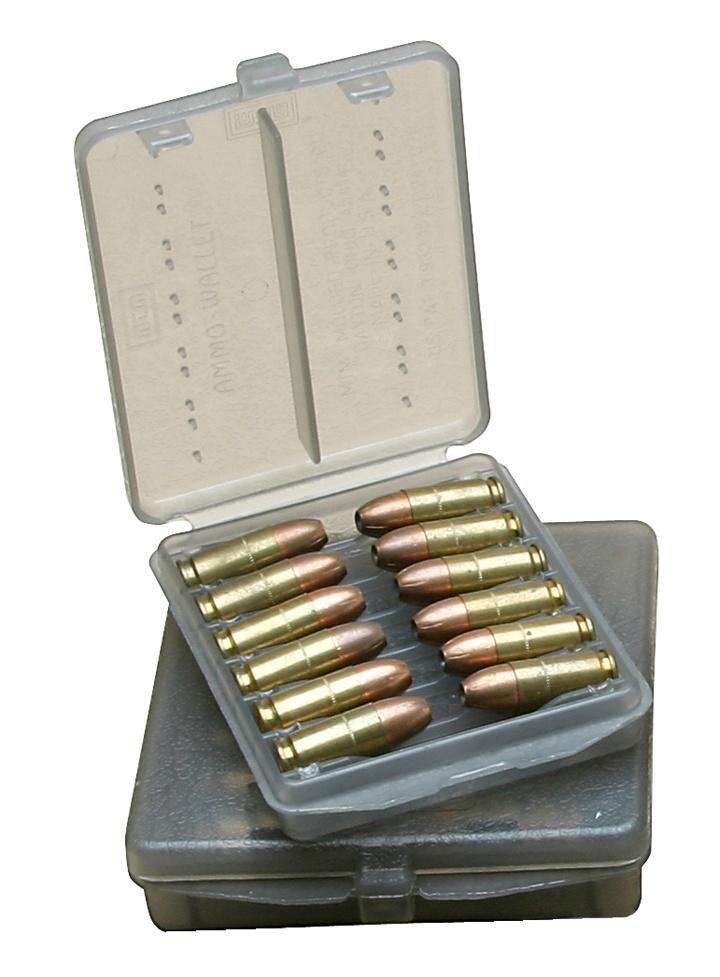 Misc. Accessories MTM Case Gard Ready Series MTM AMMO-WALLET 12 RD 44 REM MAG 44 SPECIAL CLR-SMOKE